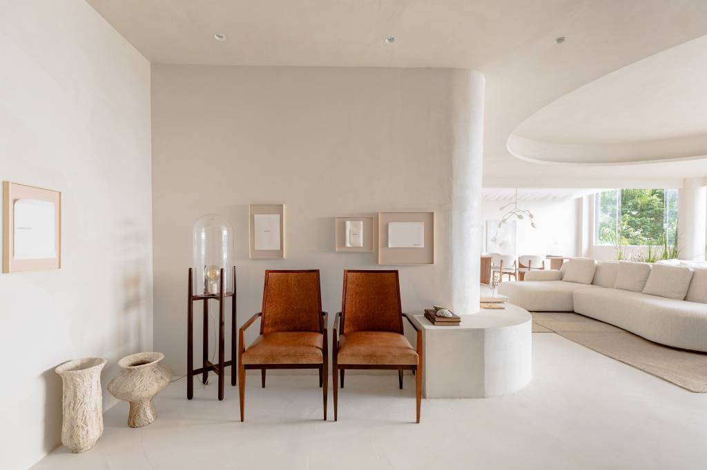 loft-minimalista-100-m-honra-memorias-mistura-com-contemporaneo-sum-studio-12 Loft minimalista de 100 m² honra memórias e as mistura com o contemporâneo. Projeto de SUM + Studio para a CASACOR Santa Catarina 2024.