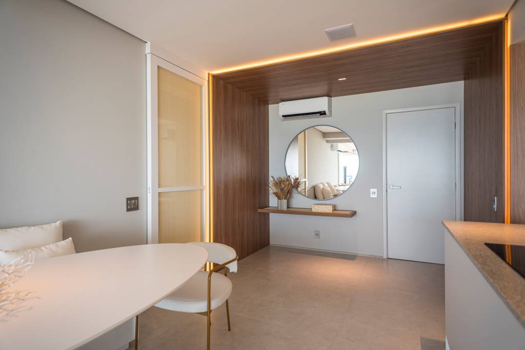 living-com-materiais-minimalistas-faz-ape-local-de-relaxamento-mariana-meneghisso-alexandre-pasquotto-14 Living amplo com materiais minimalistas faz de apê um local de relaxamento. Projeto de Mariana Meneghisso e Alexandre Pasquotto.