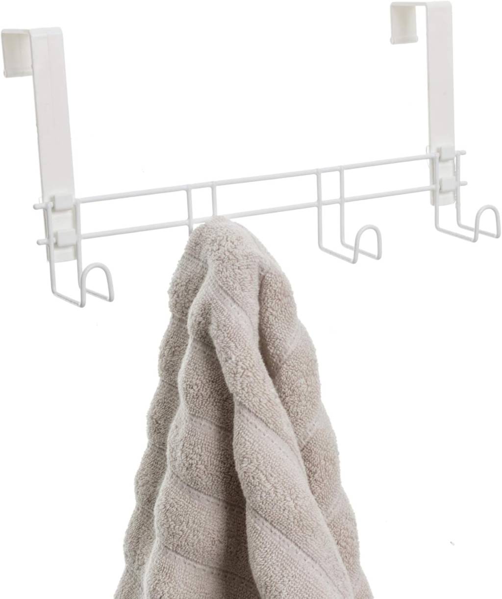 Suporte para porta e parede 4 Ganchos