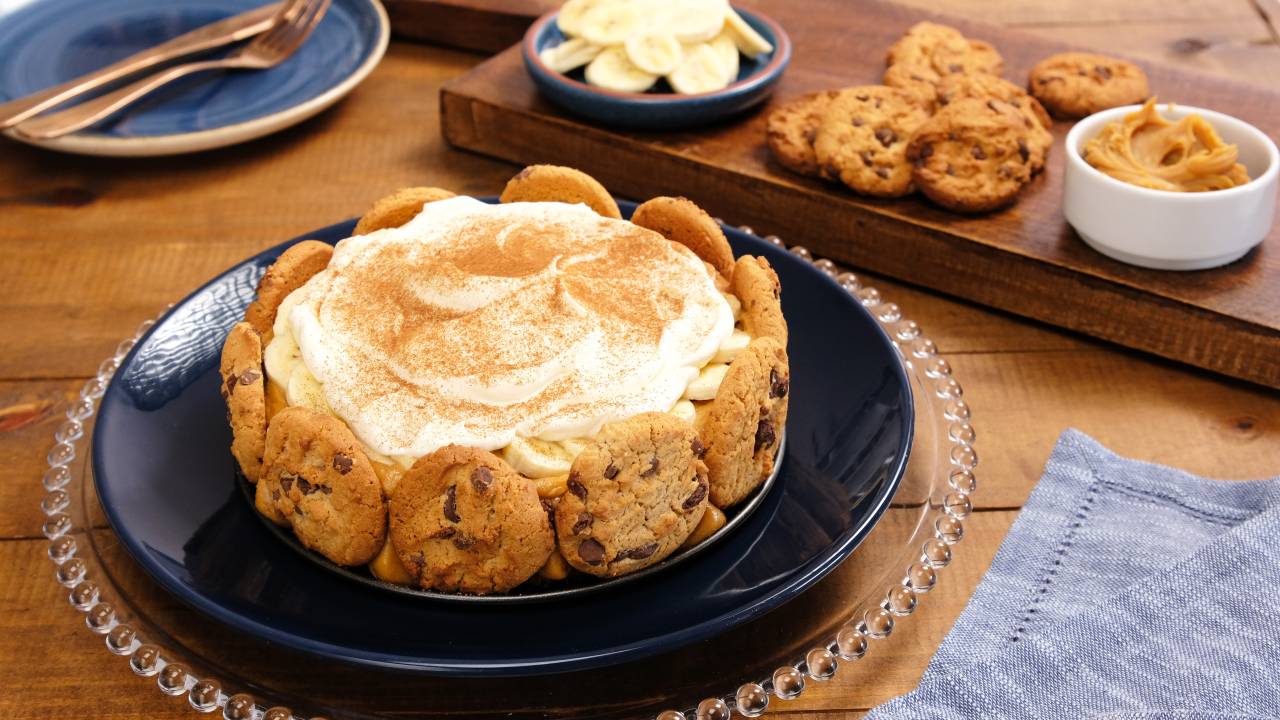 Receita: Torta Banoffee com Cookies