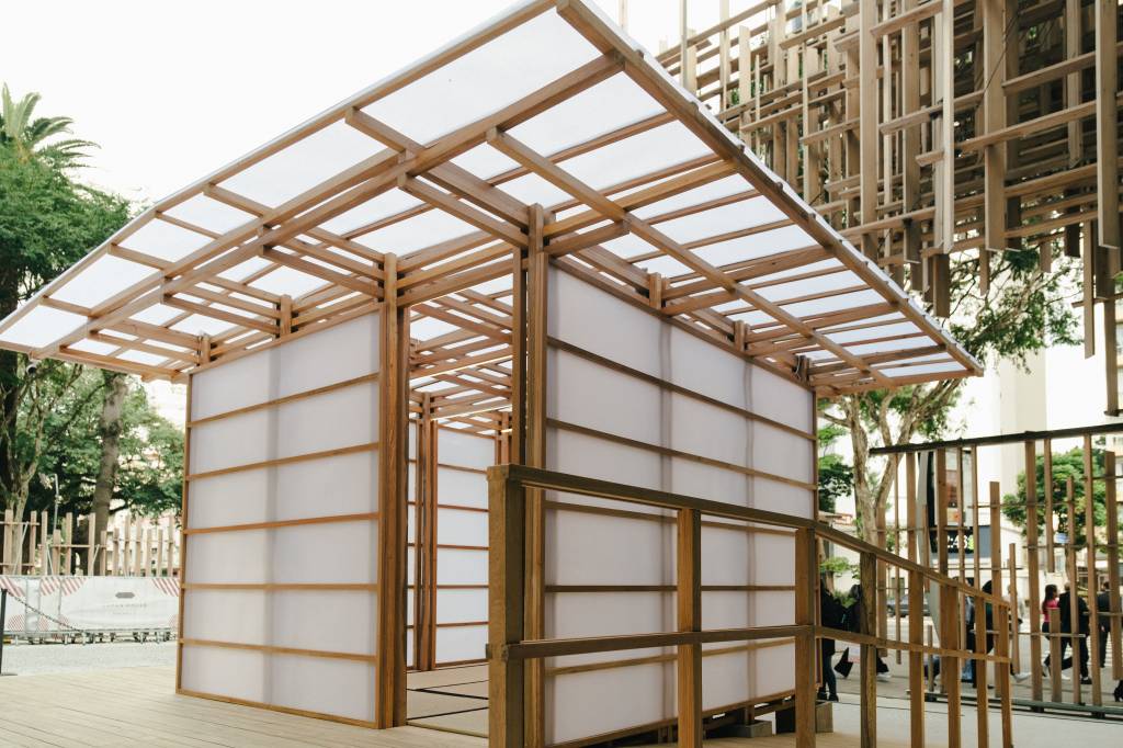 Japan House abre exposição de construções pré-fabricadas com casas em tamanho real