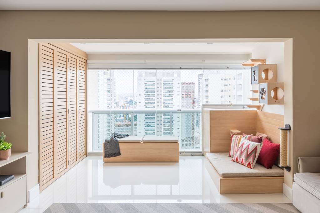 Dia dos Pets: 5 projetos com cantinhos exclusivos para cães e gatos. Projeto de Cristiane Schiavoni.