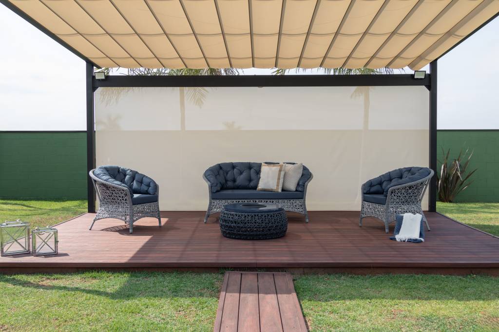 5 móveis que vão transformar sua área externa. Projeto de Camila Palladino.