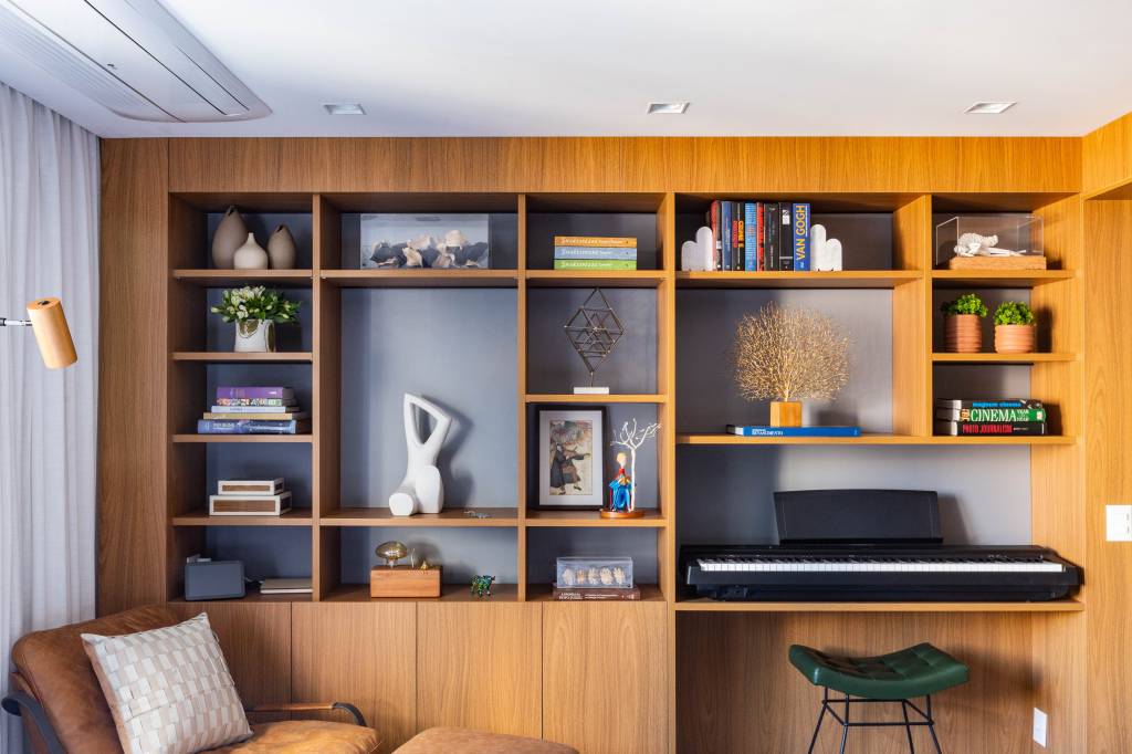 Projetos com cantinhos criativos criados pela marcenaria