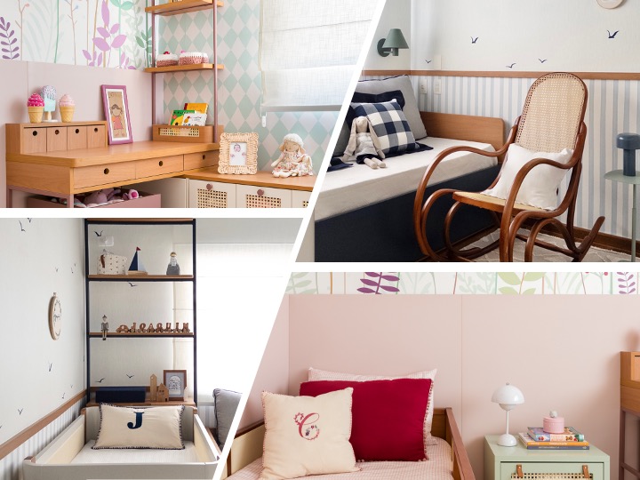 Transformação de quartos: a magia do design de interiores para crianças em Moema